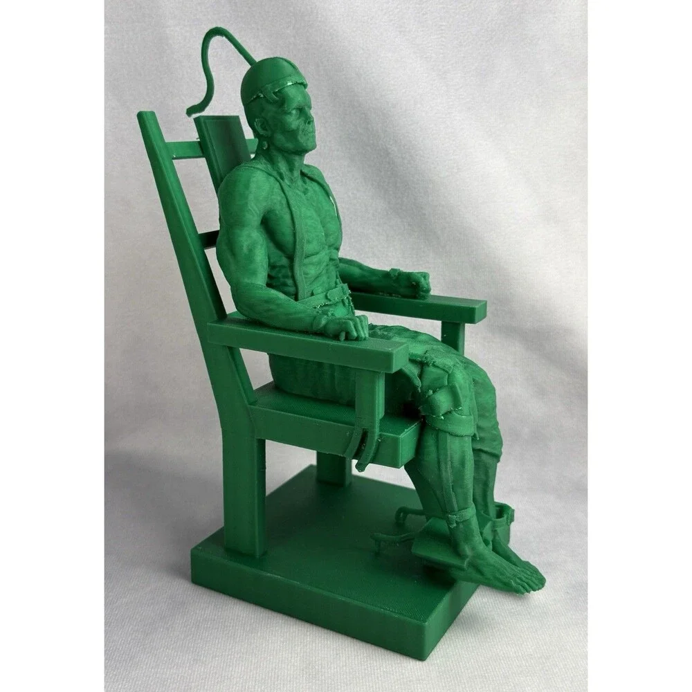 Frankenstein In Electric Chair Figure Frankenstein Green